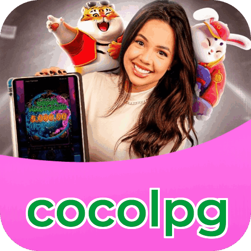 Interface do aplicativo cocolpg mostrando jogos disponíveis no iOS e Android